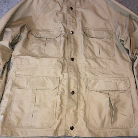 Vintage CABELAS Gortex Mens Hunting Jacket Hooded Parka Coat USA Made - Picture 4 of 13